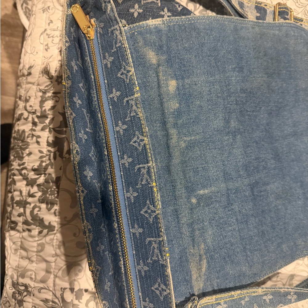Louis Vuitton Denim Patchwork Shoulder Bag - Picture 14 of 15